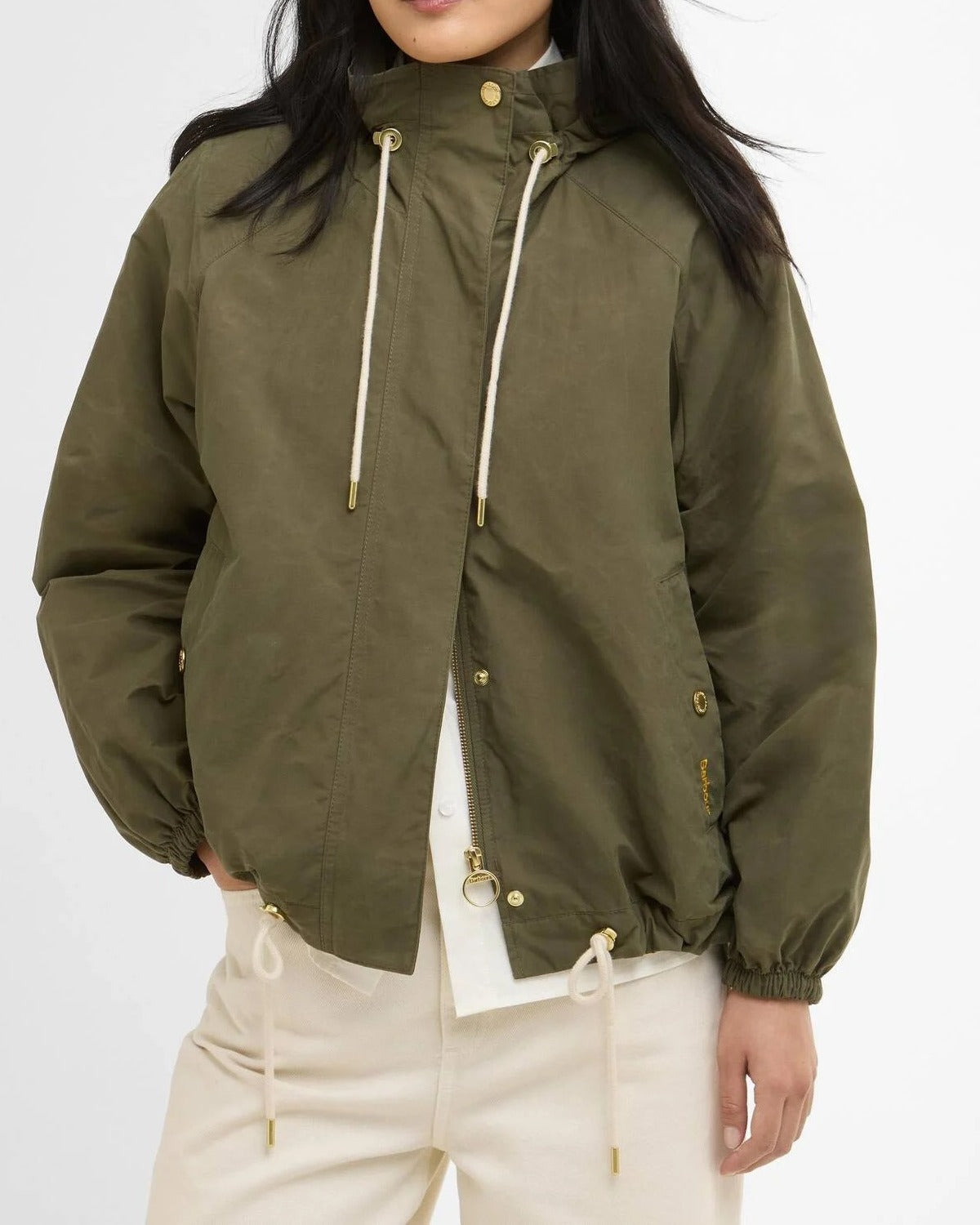 Barbour Hawkridge LSP0306 Giacca Donna Ivy Green Antipioggia