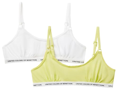 Benetton Intimo Set 2 Reggiseni Brassiere Elastico Sottoseno