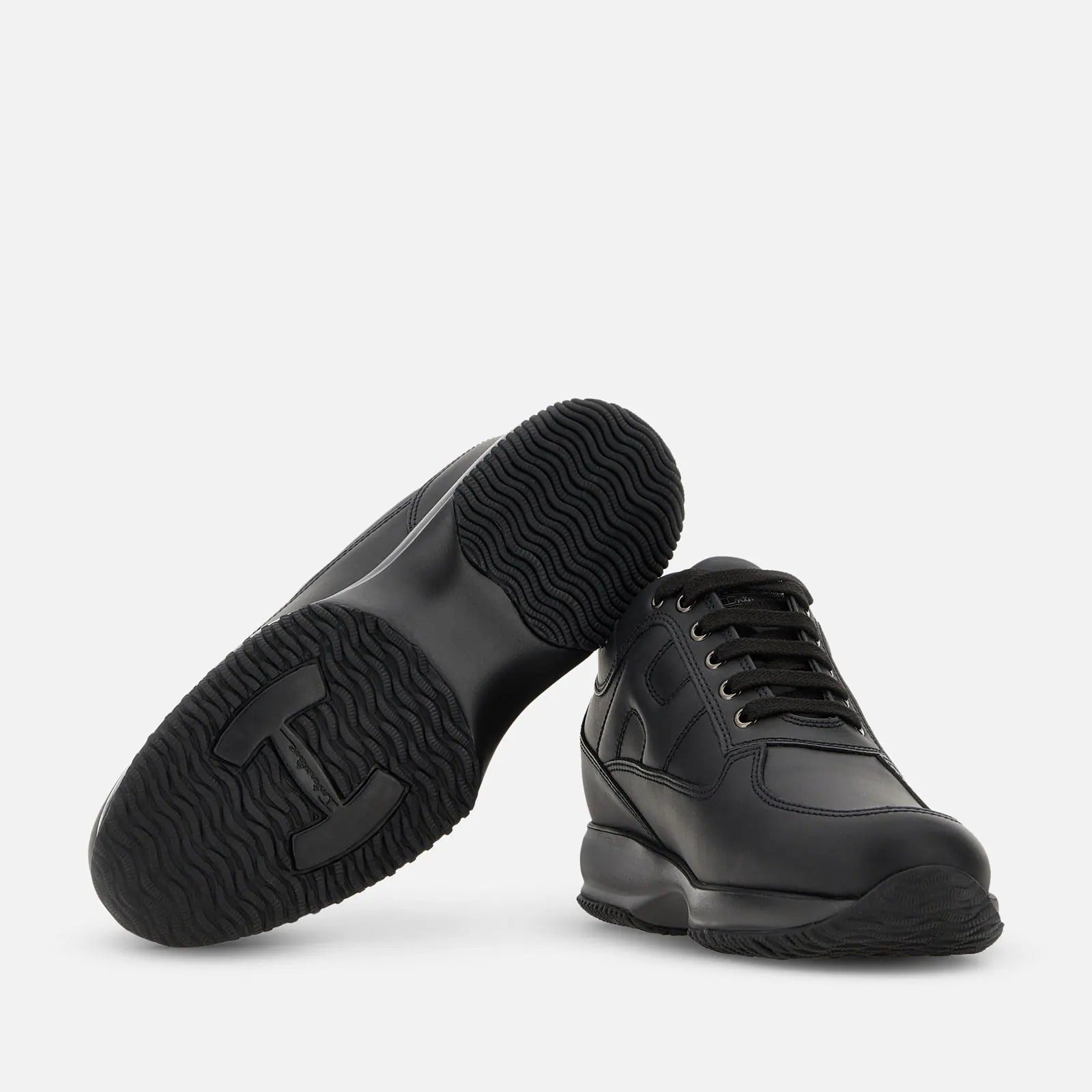 Hogan Interactive HXM00N00010KL sneakers pelle nero gomma