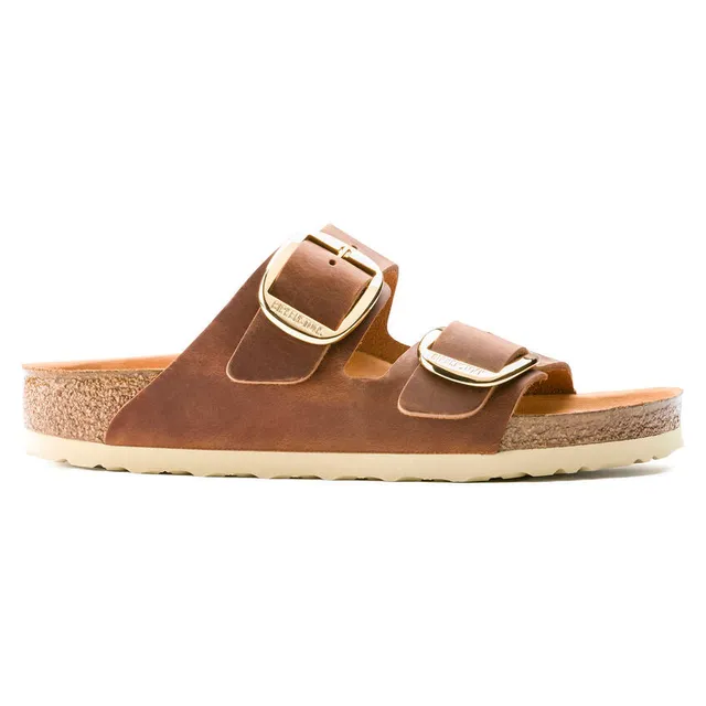 Birkenstock 1011073 Arizona Big Buckle Ciabatta Cognac Pelle