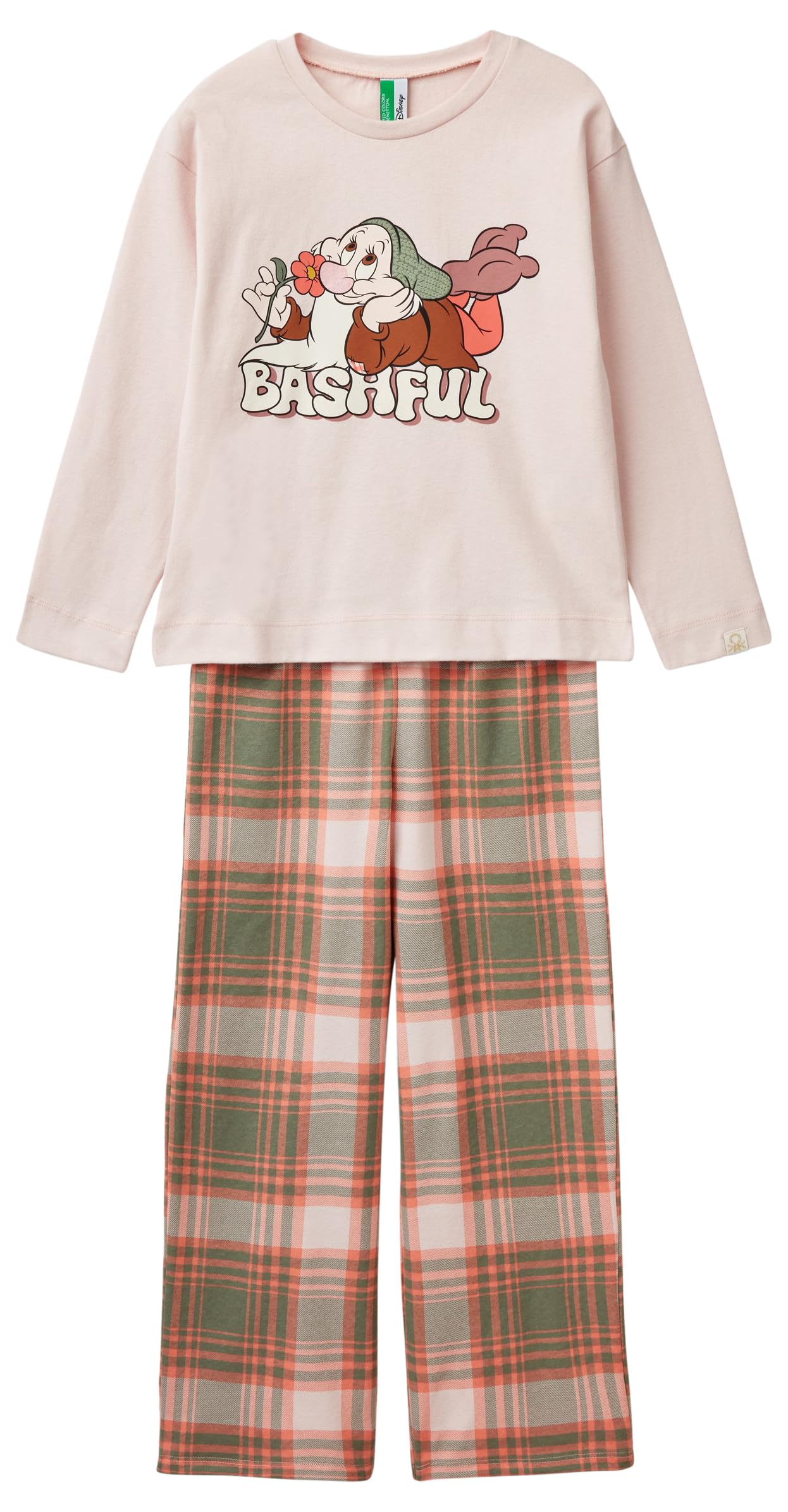Benetton 34nb0p07l pigiama bambina taglia 90 cotone Disney