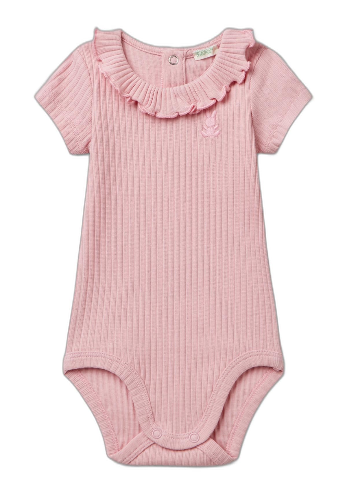Benetton tutina neonato unisex arancione 12 mesi cotone
