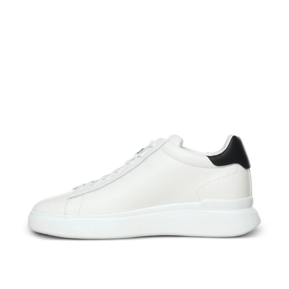 Hogan H580 sneakers uomo bianco nero pelle