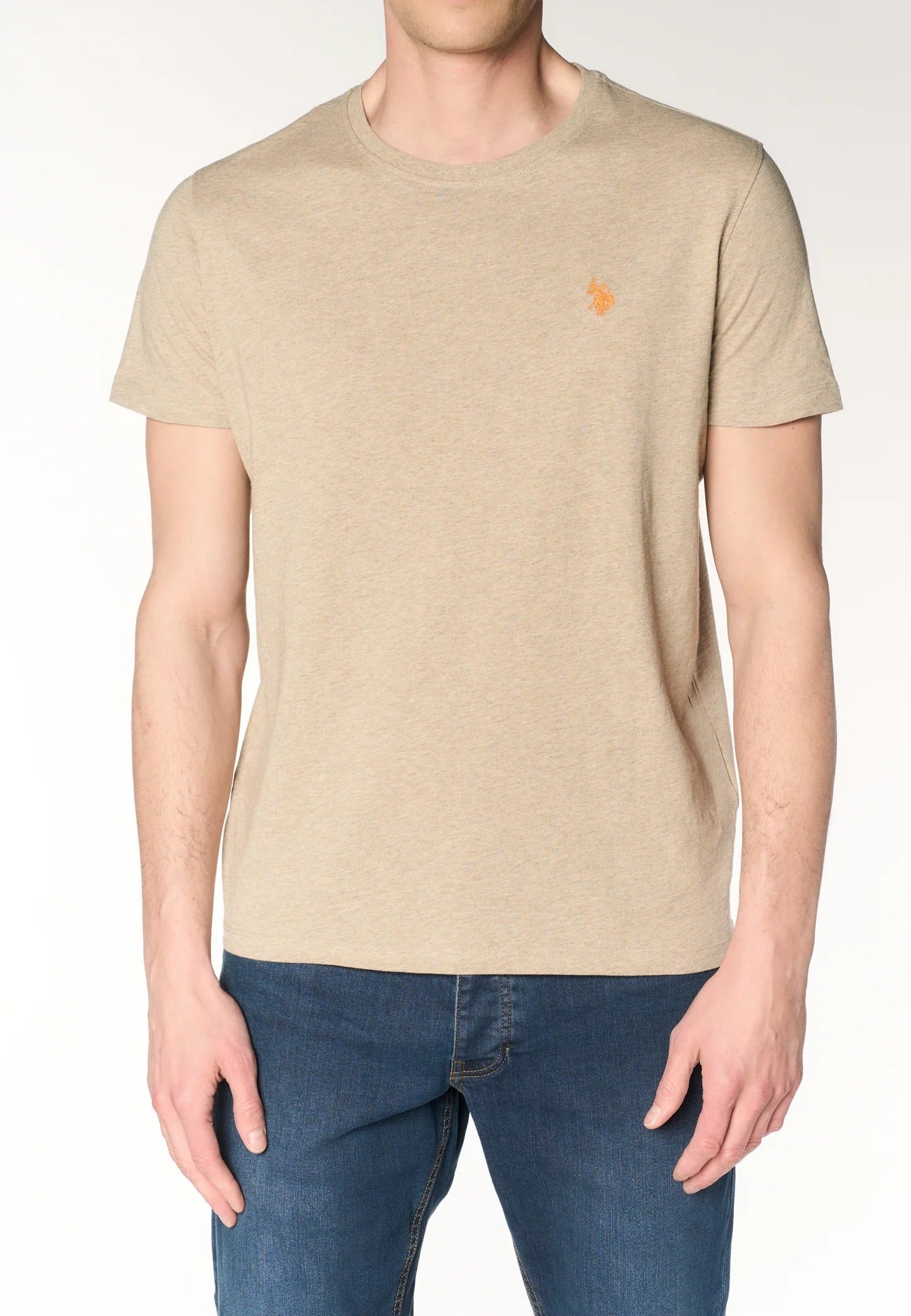 U.S. Polo Assn. Micky US43154036 T-Shirt Sabbia Cotone