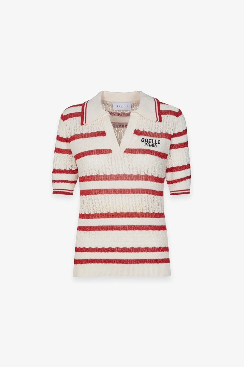 Gaëlle Paris GAABW09443 Polo Punto Moss Rosso