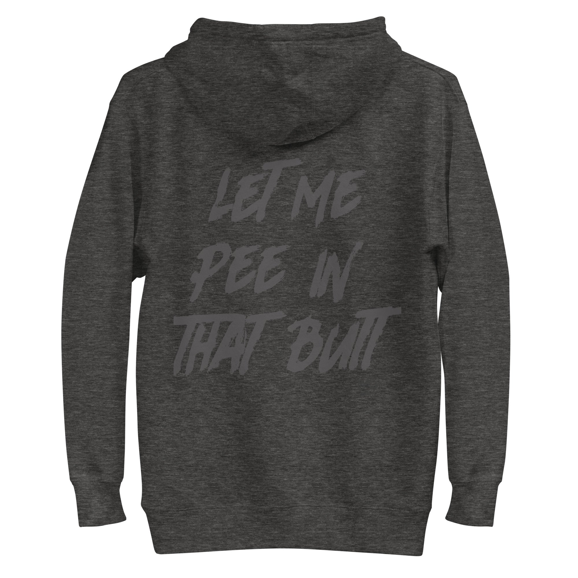 Pure Trash Let Me Pee felpa uomo con cappuccio tasca