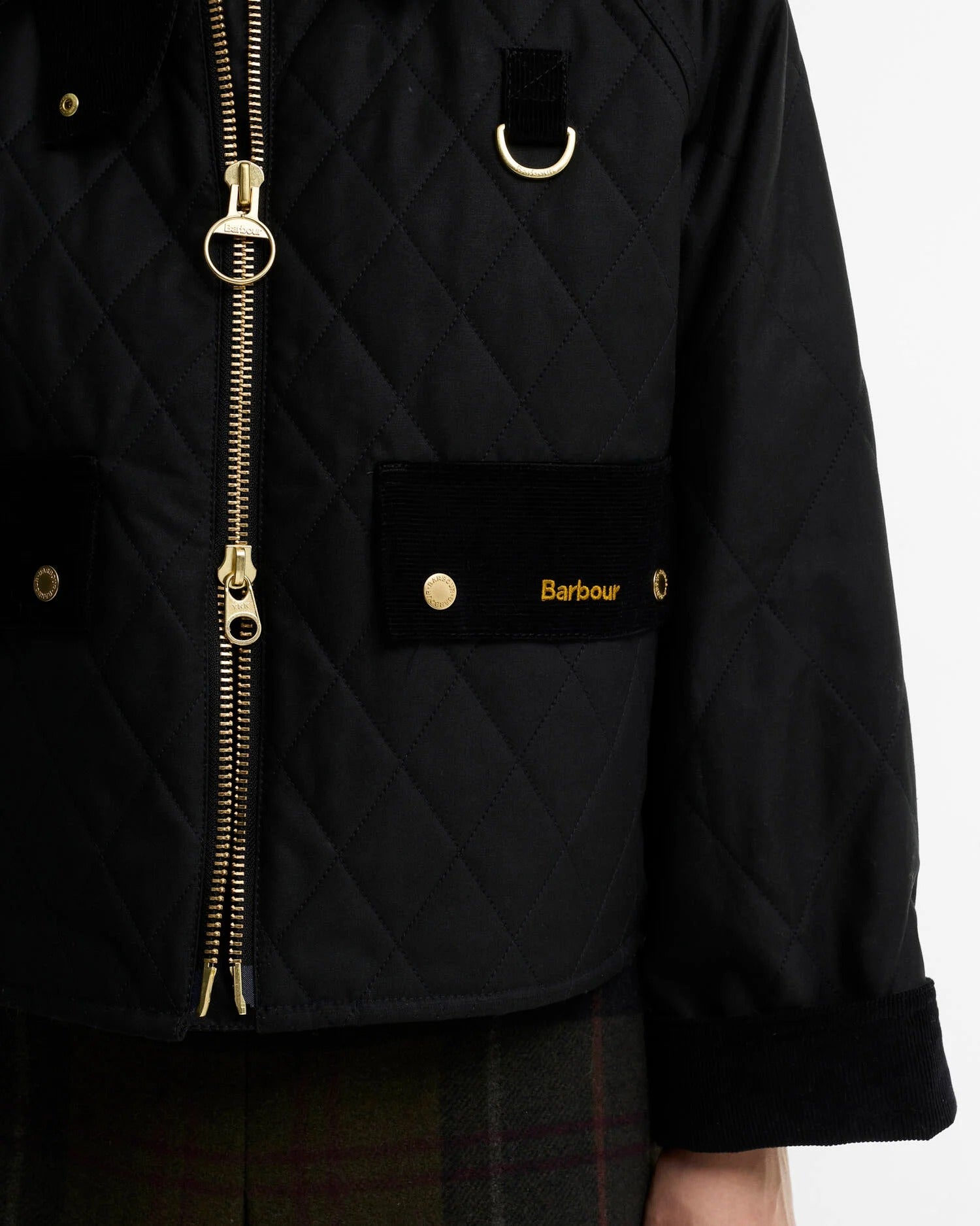 Barbour Icons Spey LWX1580 giacca donna nero cerato