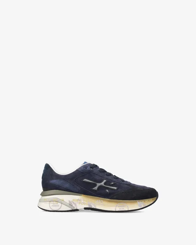 Premiata Moerun 7776 sneaker uomo blu scuro suede