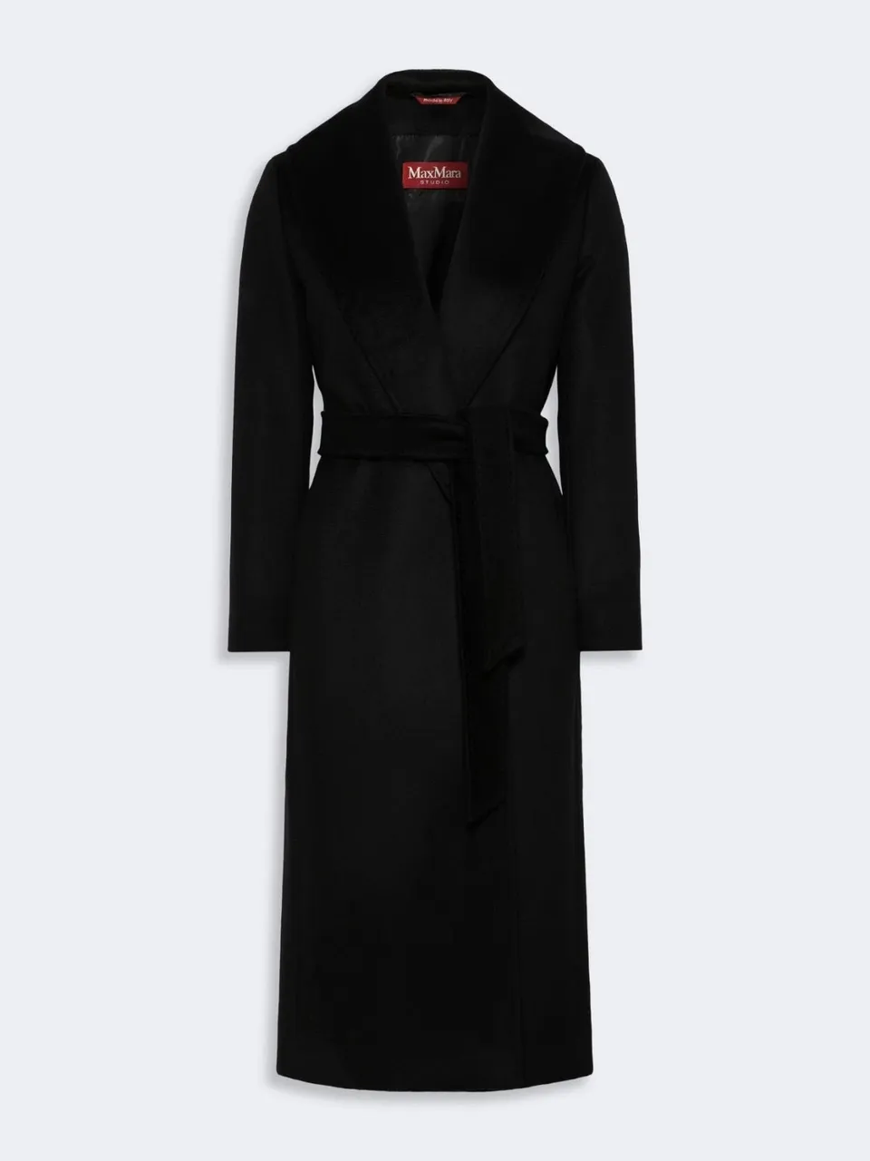 Max Mara Studio Loriana MSTLORIANA013 Cappotto Nero Lana