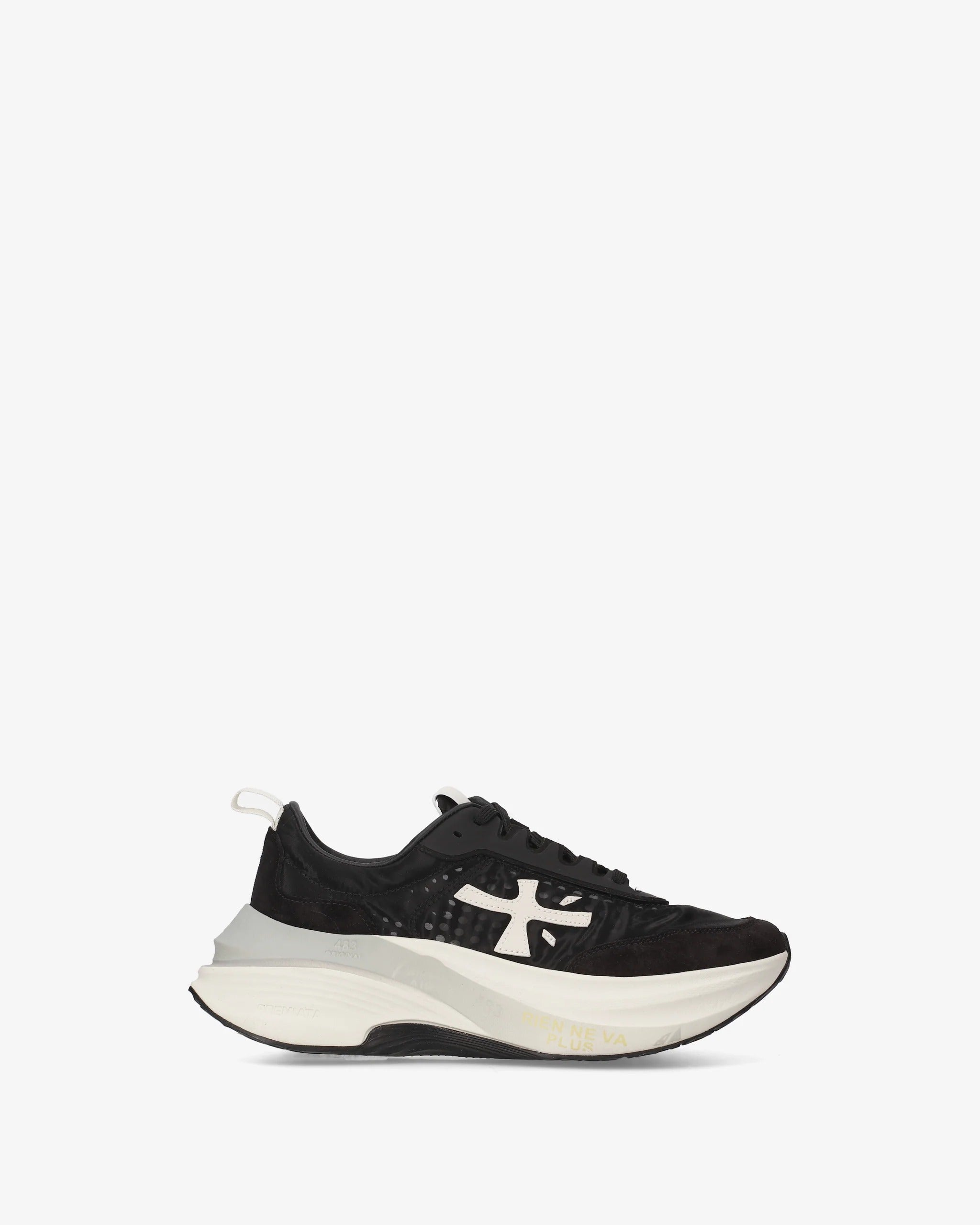 Premiata Hill 8241 sneakers donna nero suede 4,5 cm
