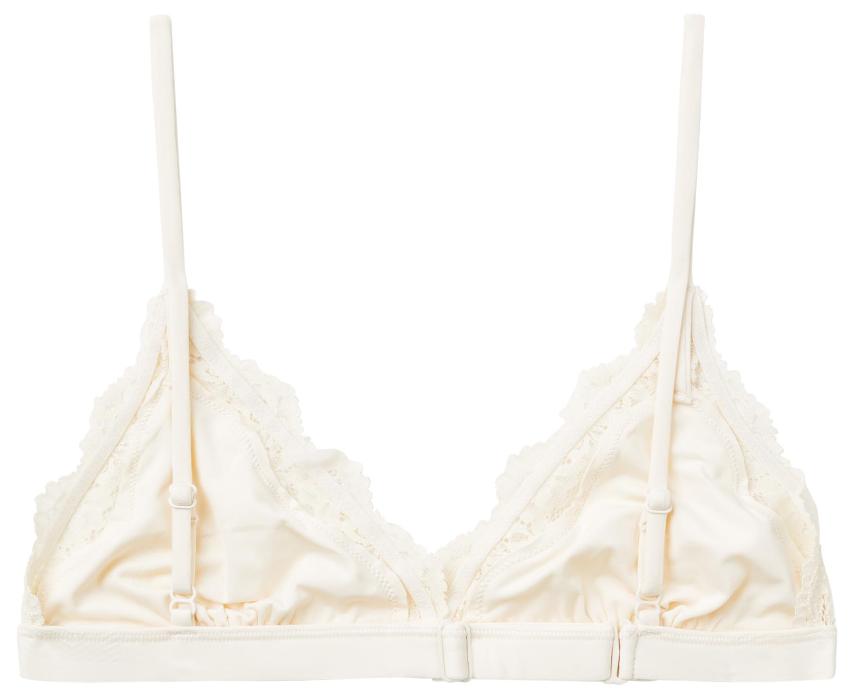 Benetton 30gj1r01w reggiseno donna M triangolo pizzo