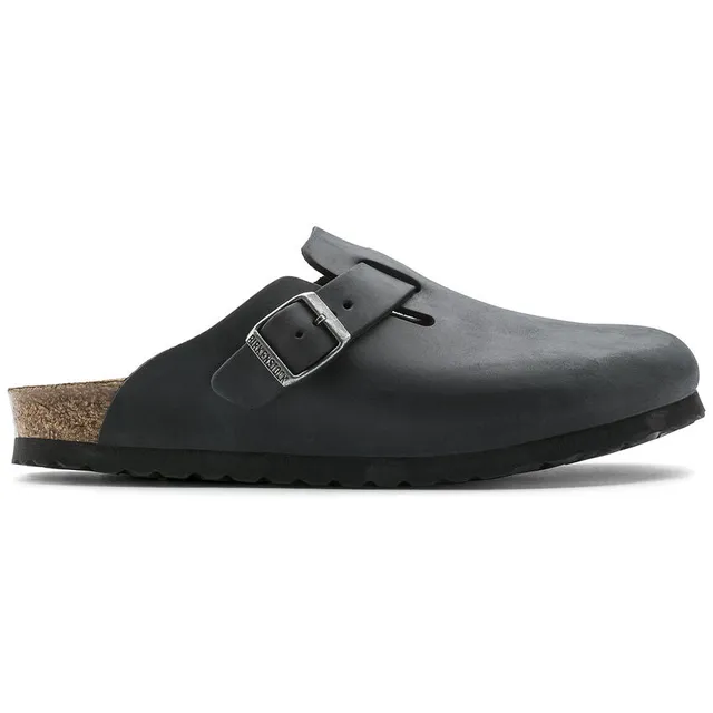 Birkenstock Boston 059463 ciabatta pelle black unisex