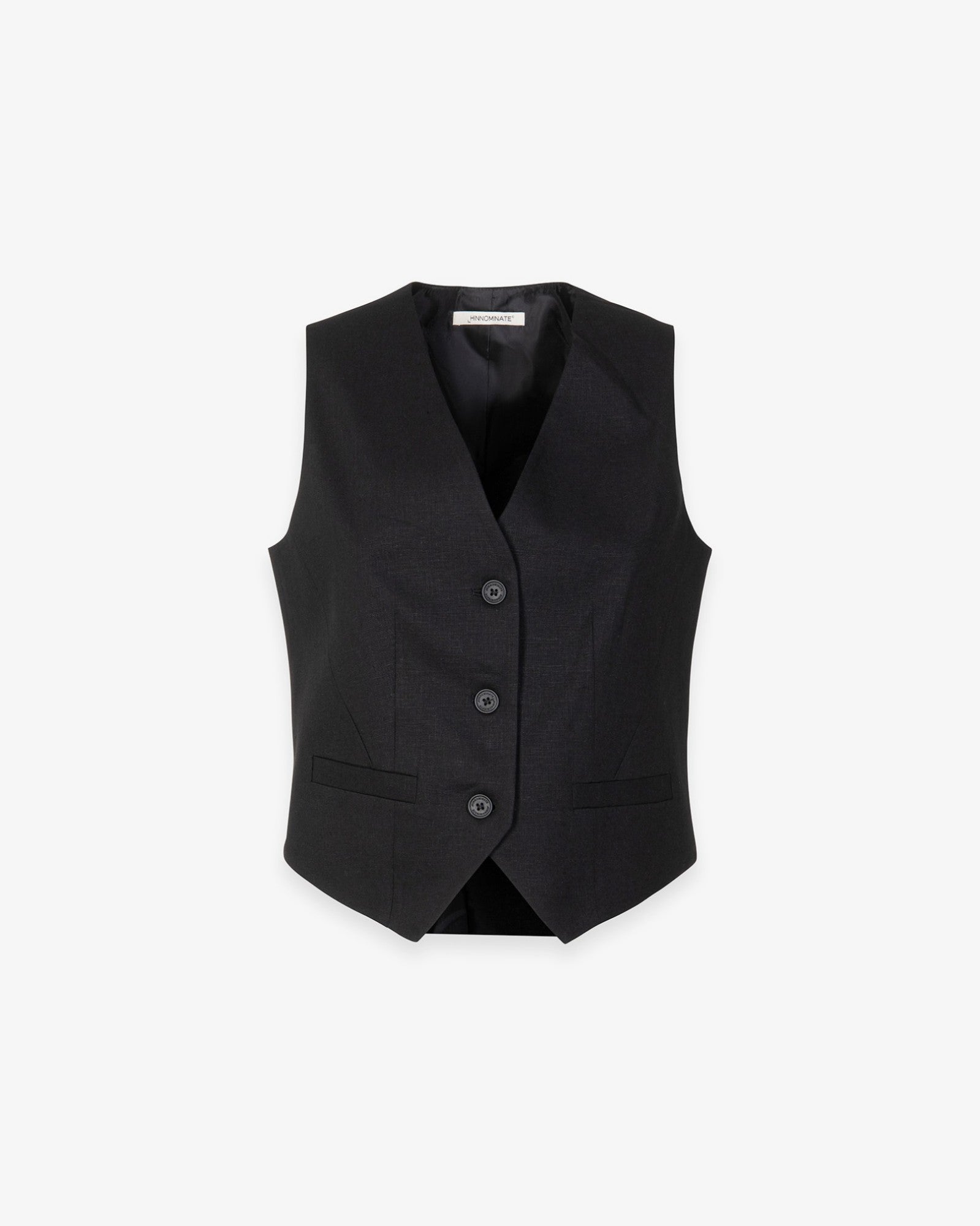 Hinnominate HMABW02628 gilet lino donna nero