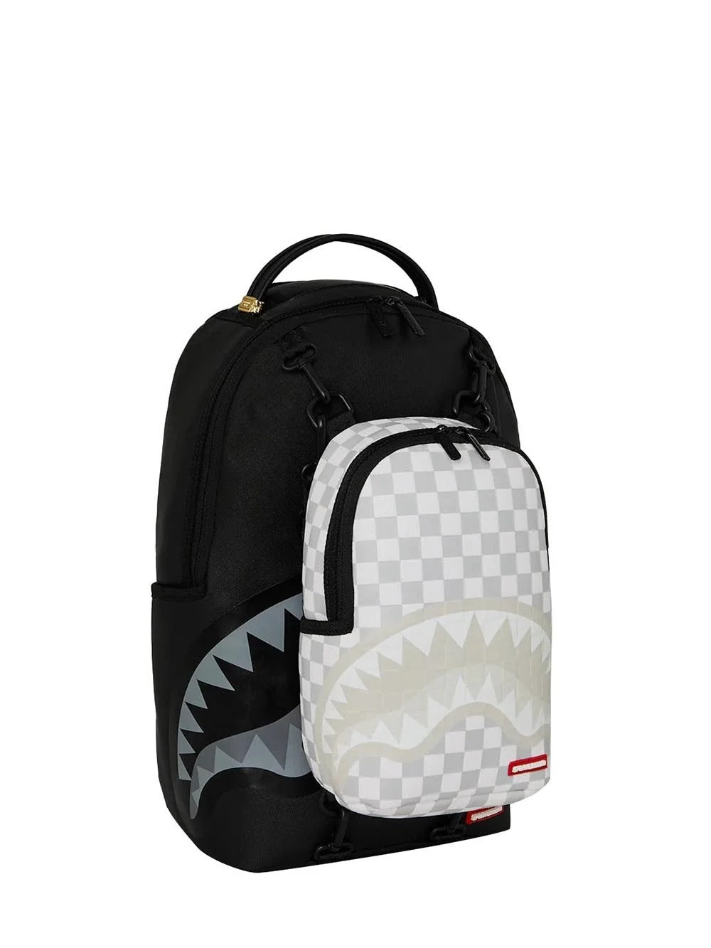 Sprayground Piggyback 910B7297NSZ zaino nero PVC 2in1