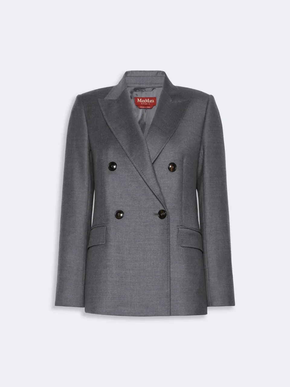 Max Mara Studio Uditore MSTUDITORE003 Blazer Lana Grigio