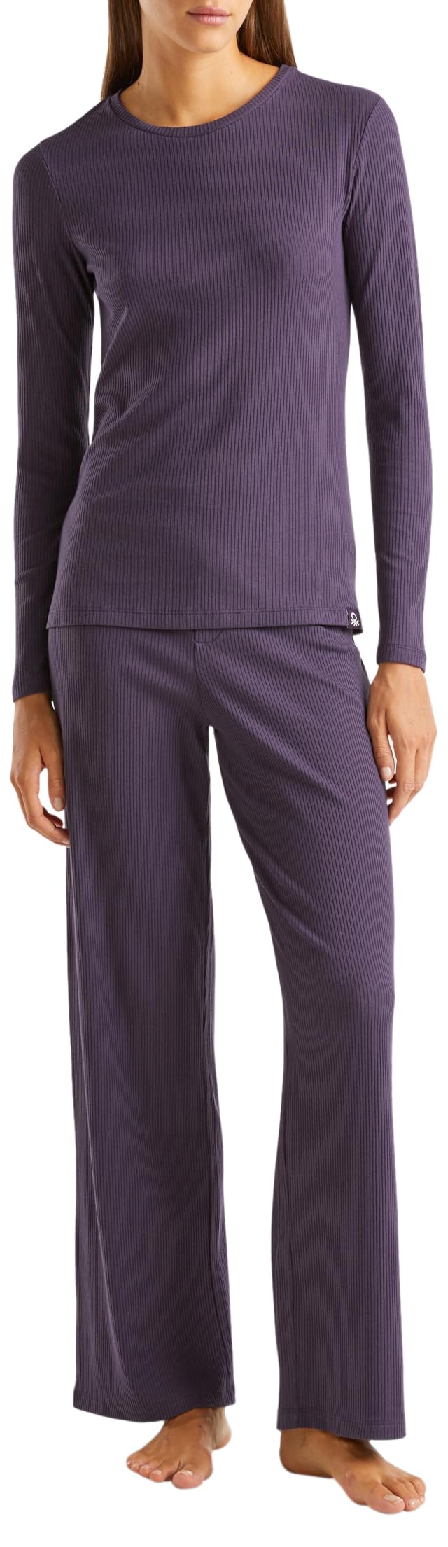 Benetton Intimo e Pigiami 32wa3m06a Maglietta Pigiama Donna L Costina
