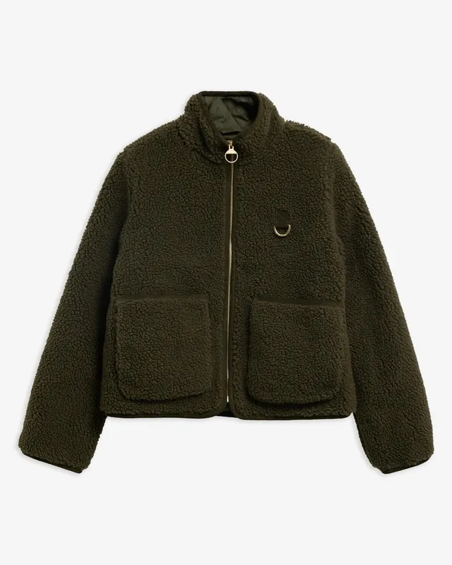 Barbour Eleonora Giacca Donna Olive Pile Teddy