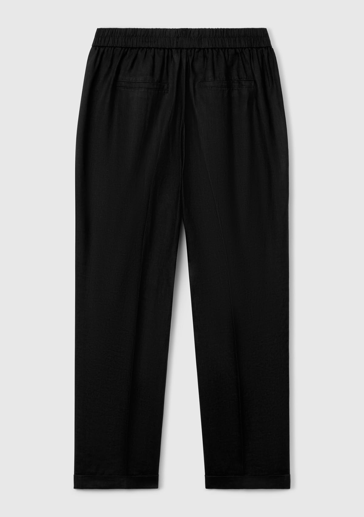 Benetton Pantaloni Donna Regular Nero 100 Tasche