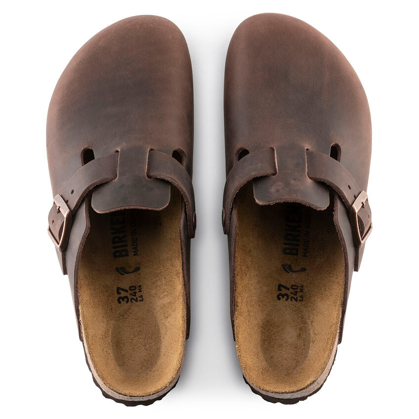 Birkenstock Boston 860133 ciabatta habana pelle