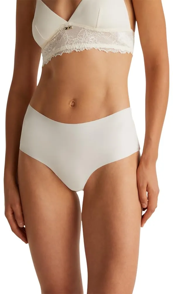 Benetton Culotte 3LEG1S02I Microfibra Beige Pizzo Donna XS