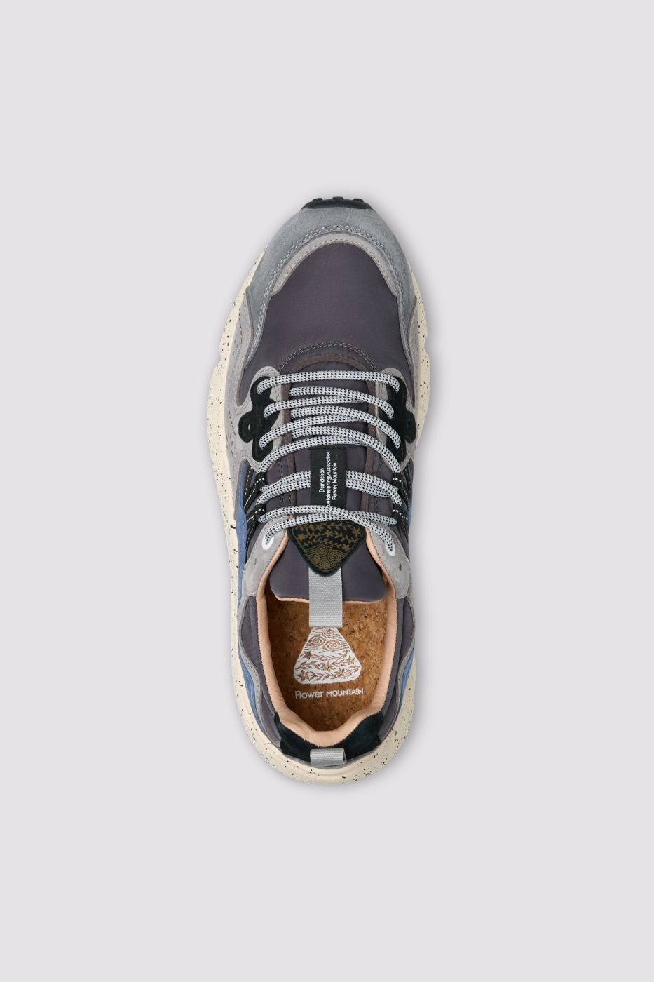 Flower Mountain Yamano 3 Sneaker Uomo Grigio Scuro Suede