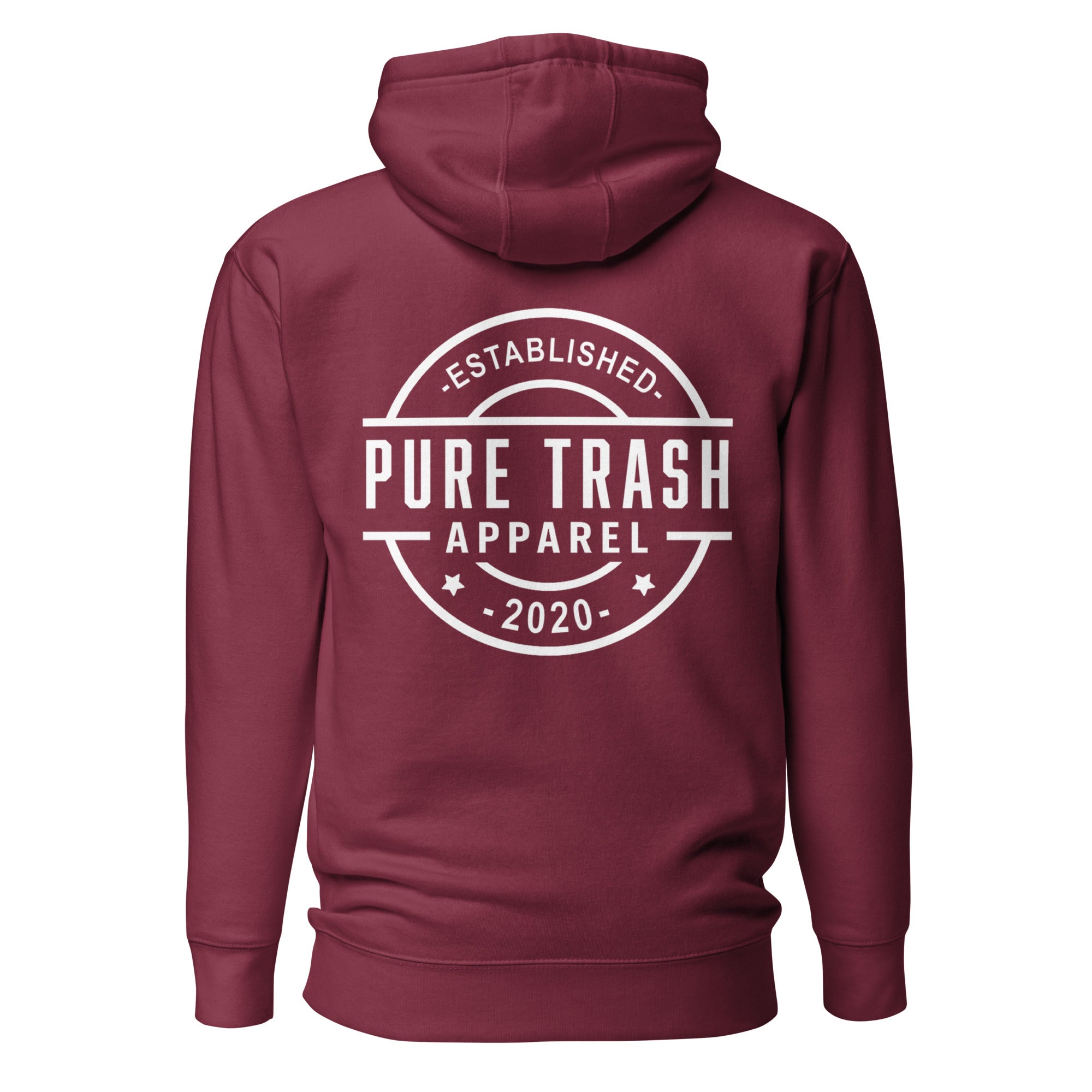 Pure Trash Established felpa unisex cappuccio