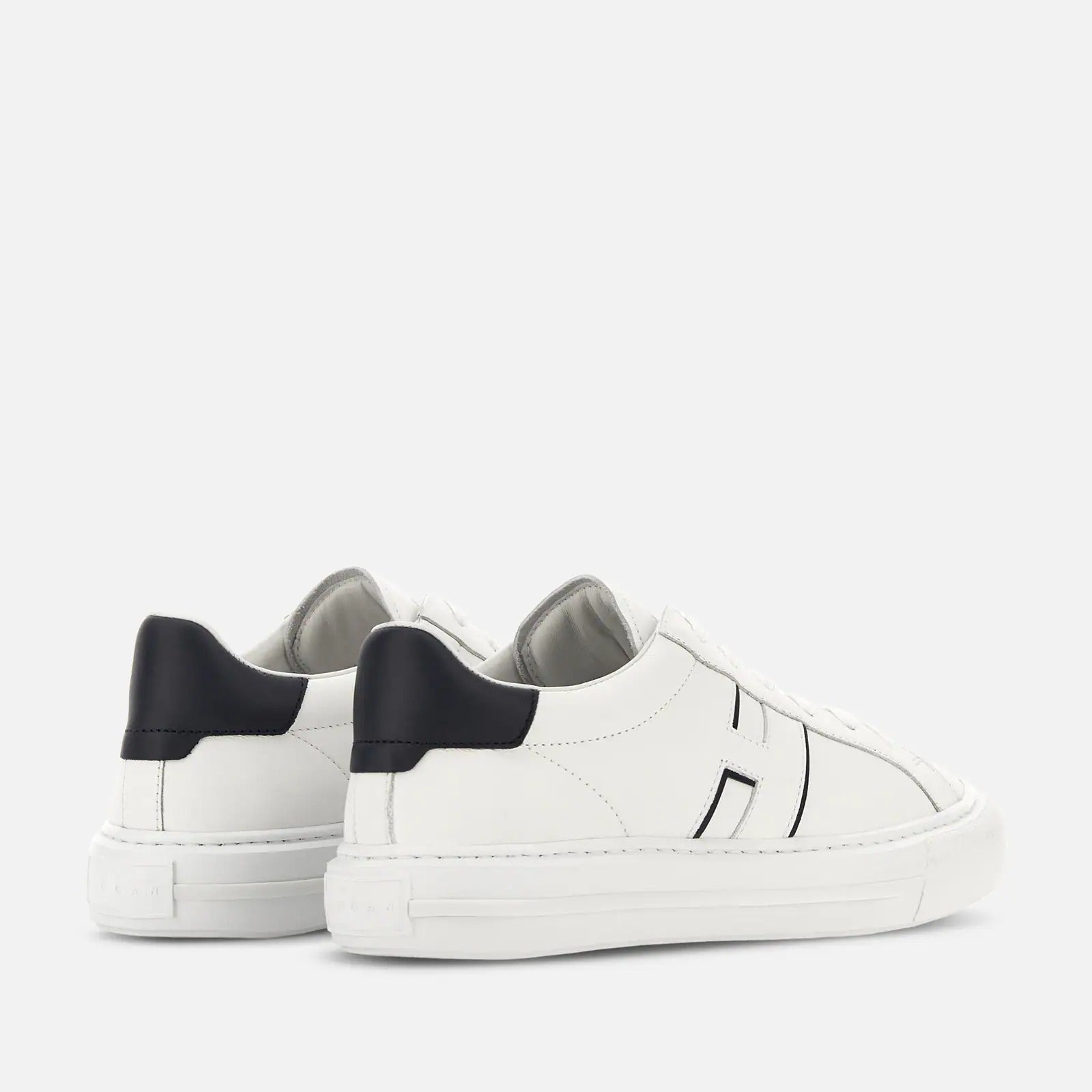 Hogan Rebel H691 HXM6910 Sneakers Uomo Bianco Blu Pelle
