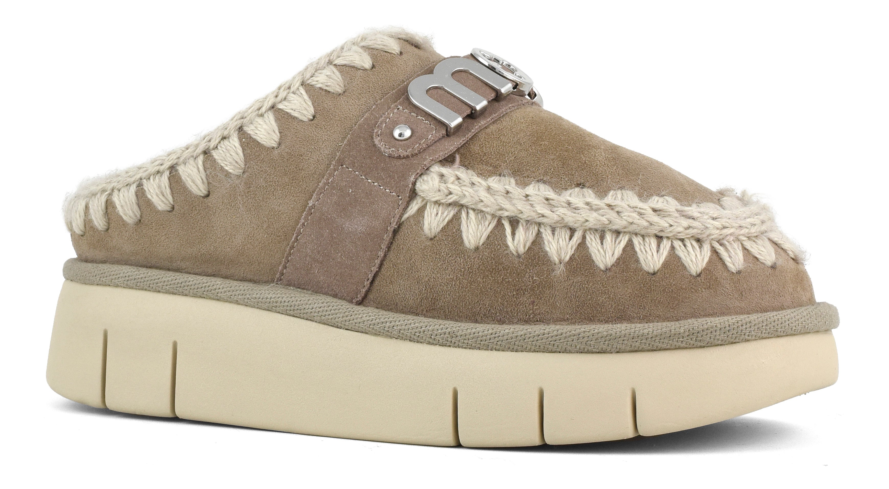 Mou Bounce Clog FW531001A ciabatta grigio montone