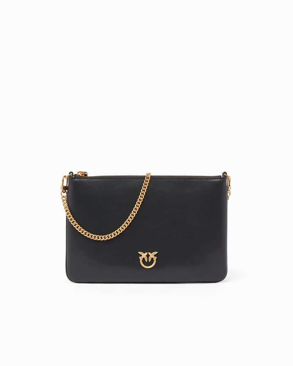 Pinko 100455-A0F1 Flat Classic Borsa Nero Gold