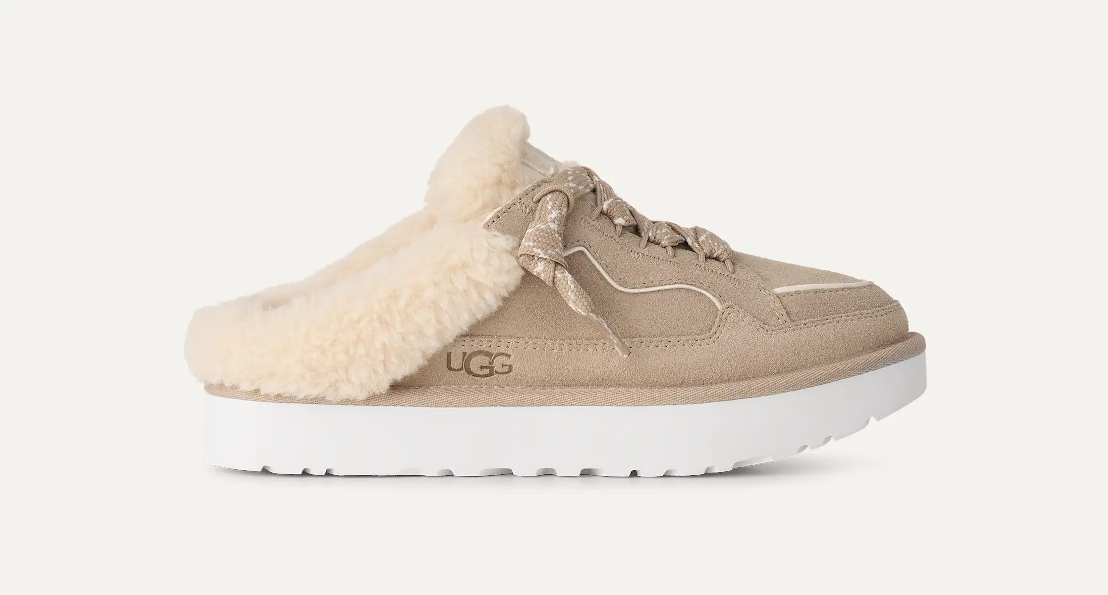 UGG Lowmel 1180313 mule Moonlight camoscio