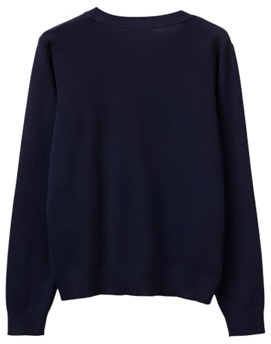 Benetton Maglieria Maglione Scollo a V Donna Tinta Unita