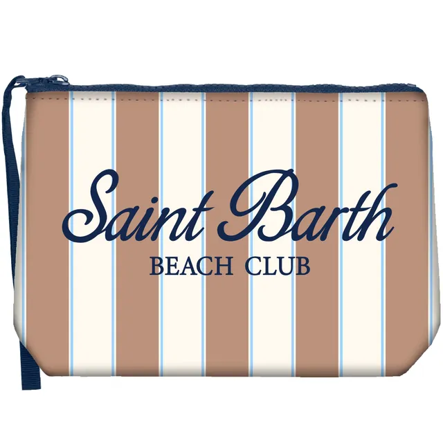 MC2 Saint Barth Aline 07718L pochette righe marrone
