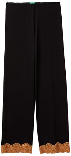 Benetton 3Z123F04A Pantalone Donna Nero XS