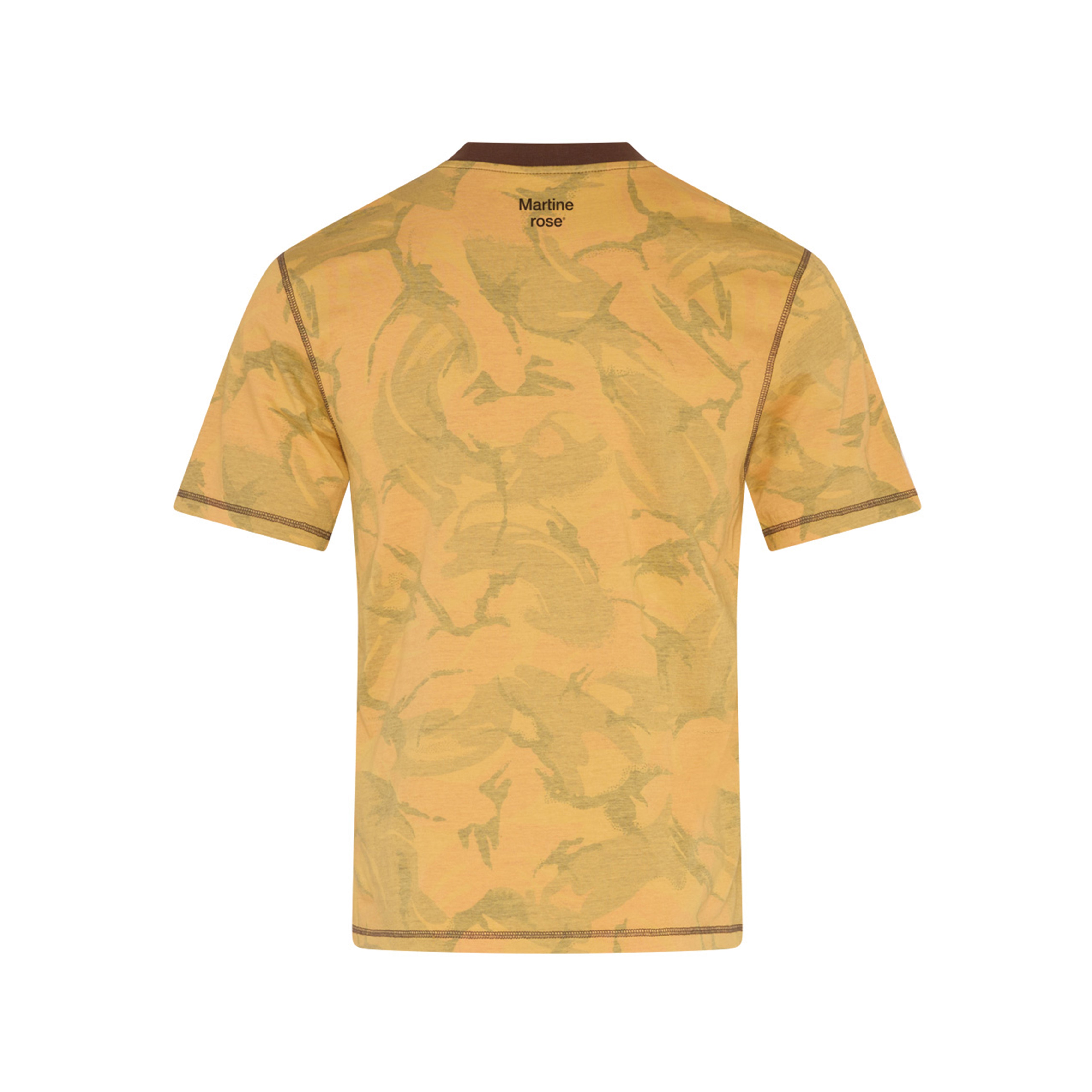 Martine Rose Classic T-Shirt orange camo cotone regular