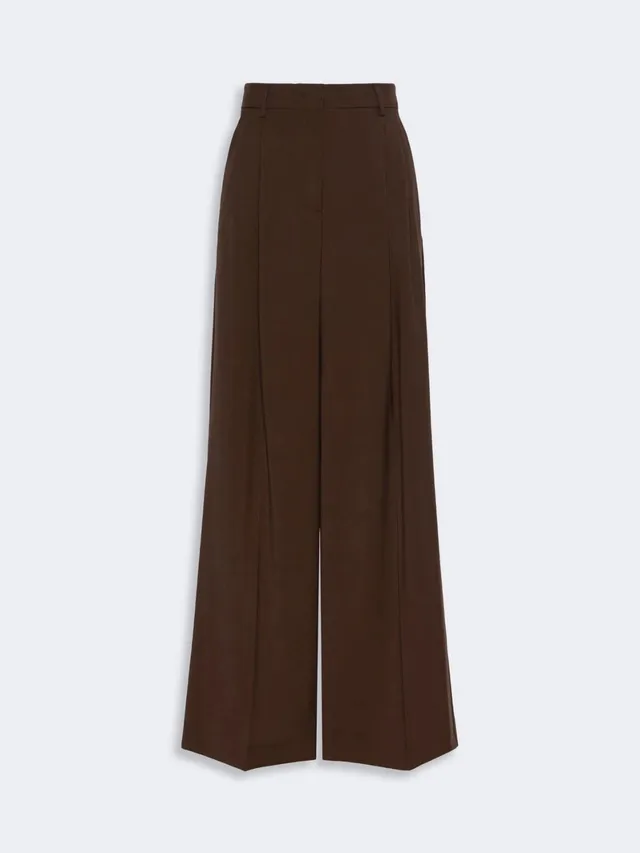 Weekend Max Mara Adelfi WKDADELFI013 pantaloni castagna lana
