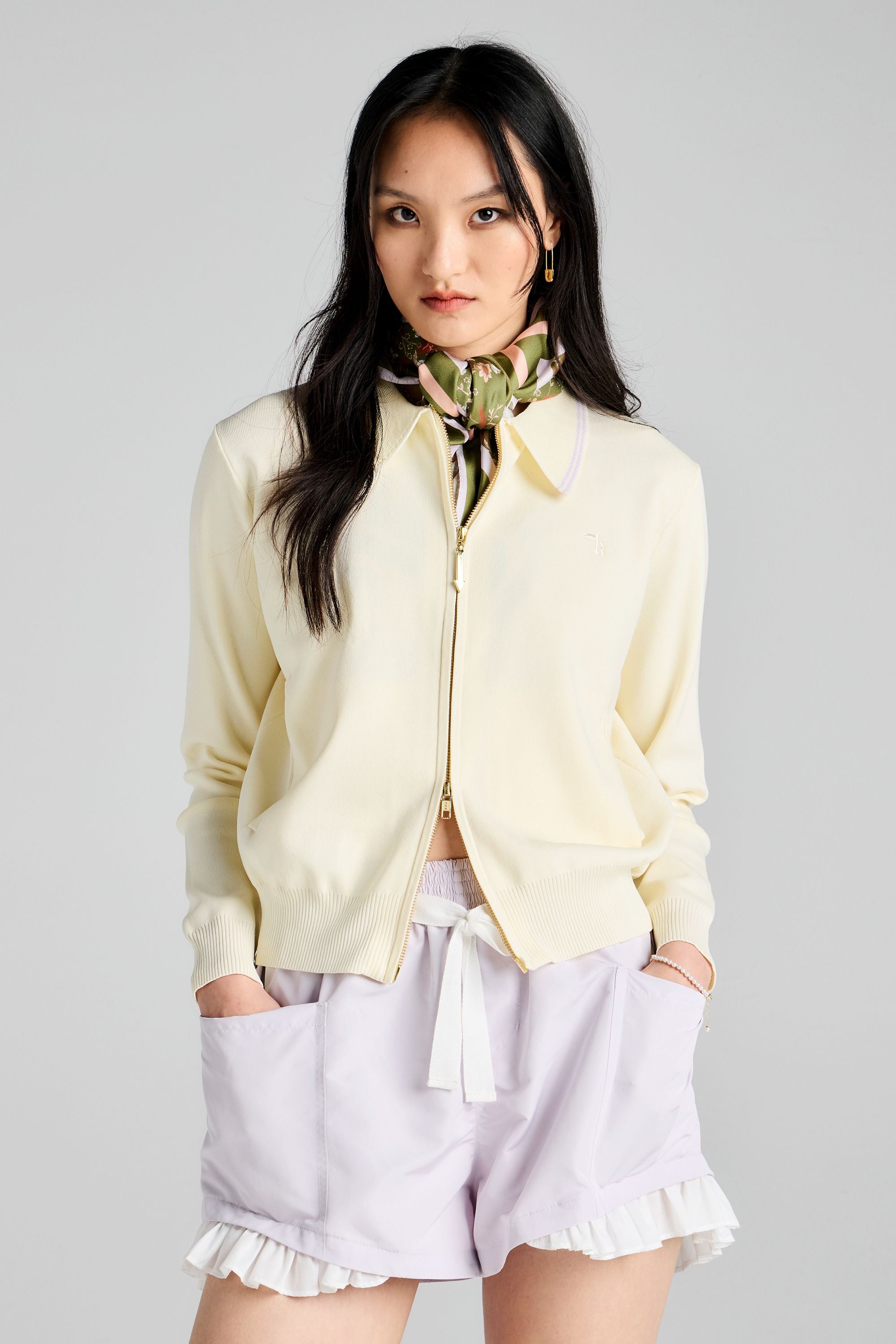 Karen Walker Johanna Shorts Pantaloncini lilla