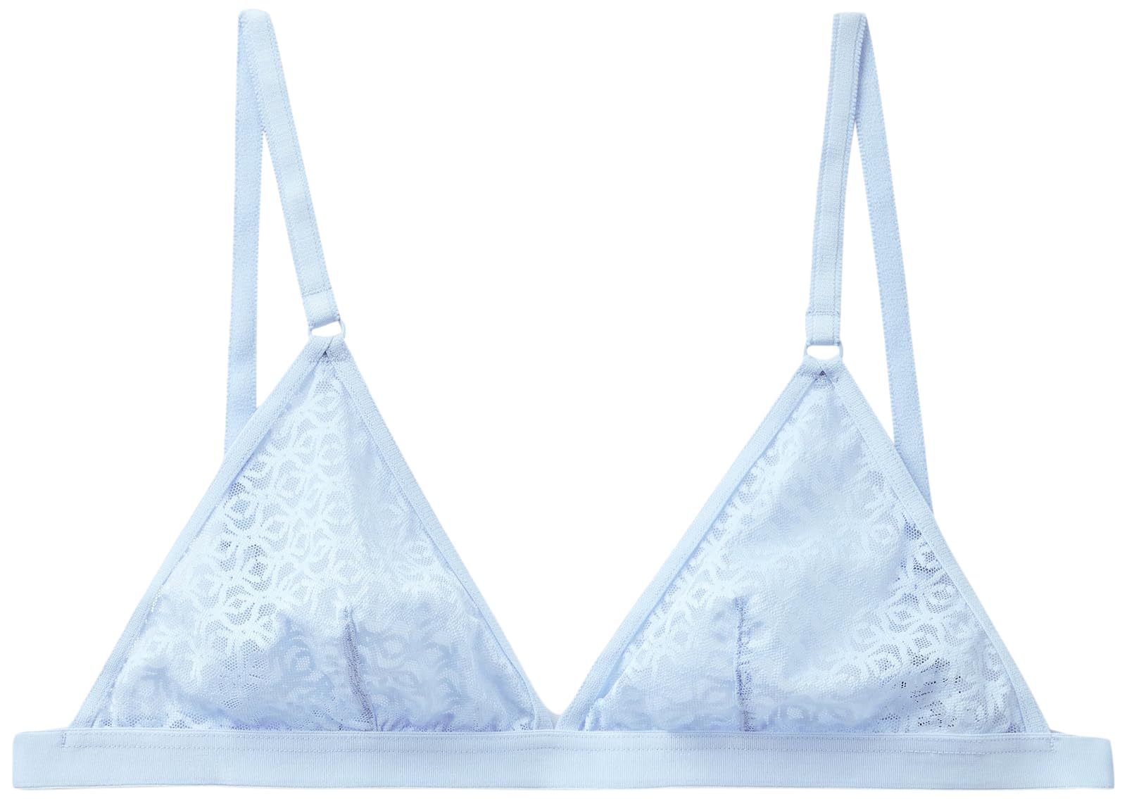 Benetton 3eq91r016 Reggiseno Donna XS Celeste triangolo