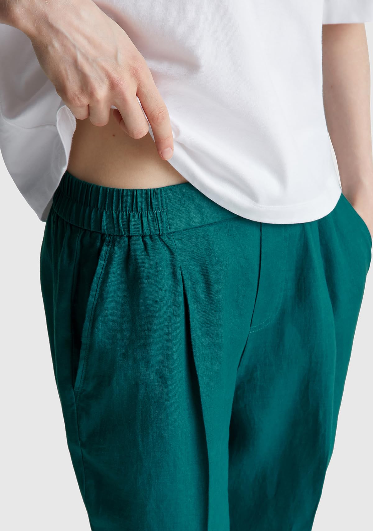 Benetton Pantaloni Regular Donna Blu Notte 016