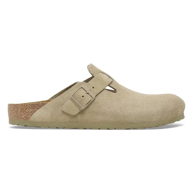 Birkenstock Boston 1025844 Ciabatta Faded Khaki Unisex