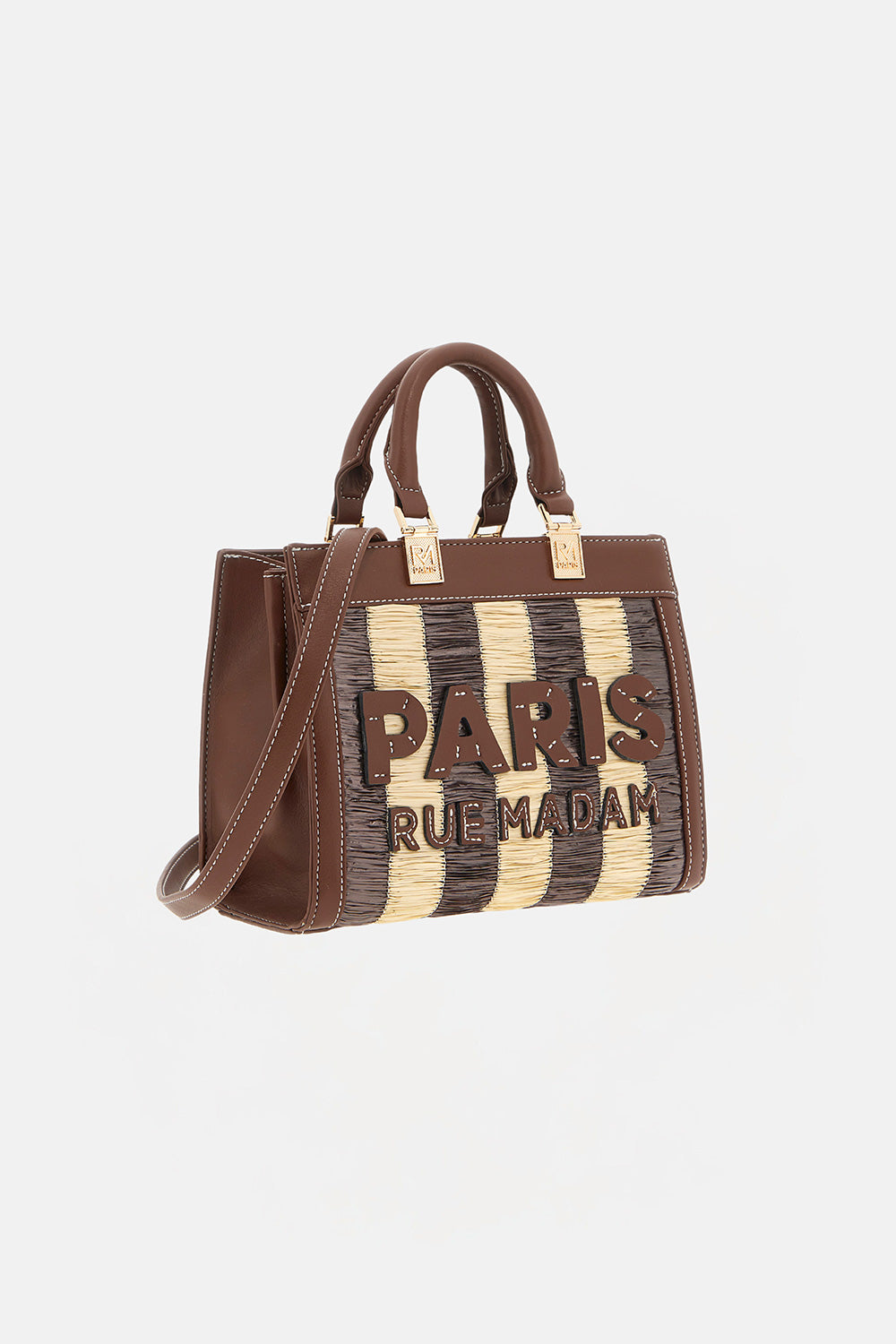 Rue Madam Tangeri 1572 Mini Tote Donna Marrone Beige