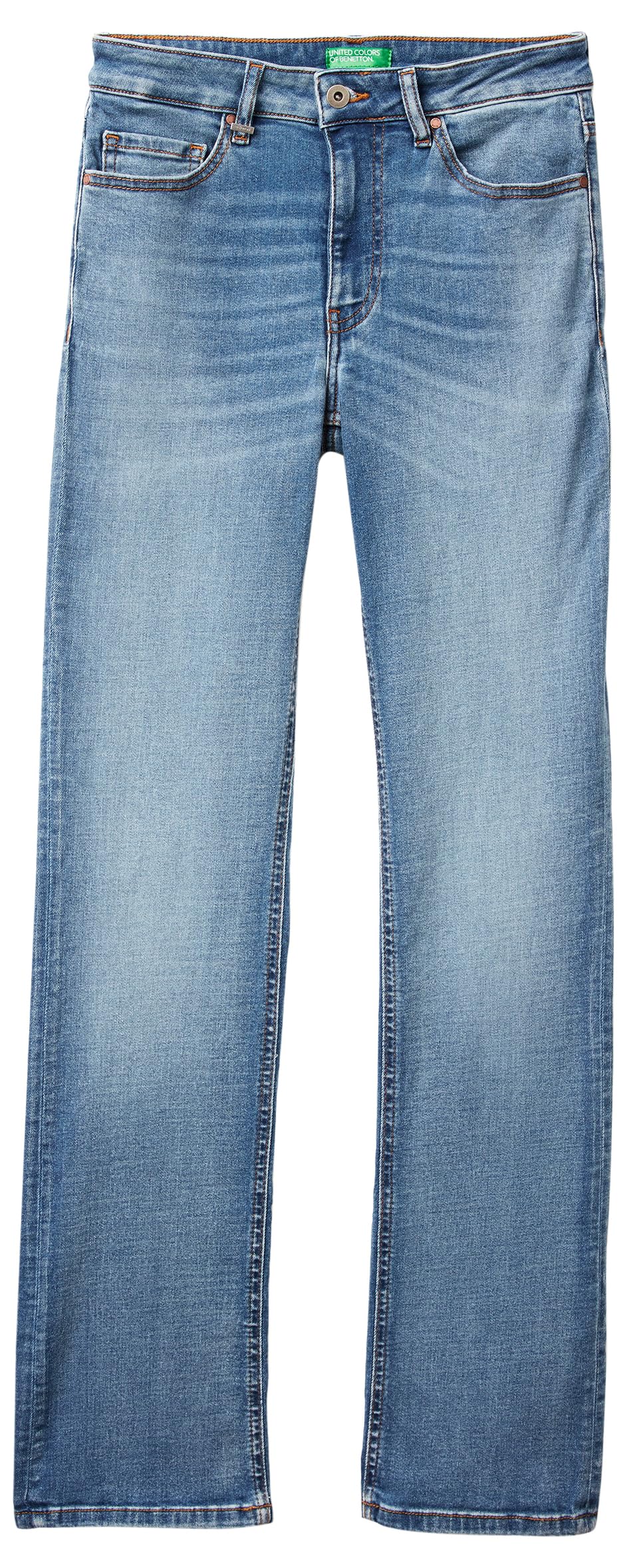 Benetton Jeans Bootleg 5 Tasche Stretch Denim