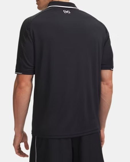 Under Armour Terrace 77-6009881 Polo Uomo Black Jacquard