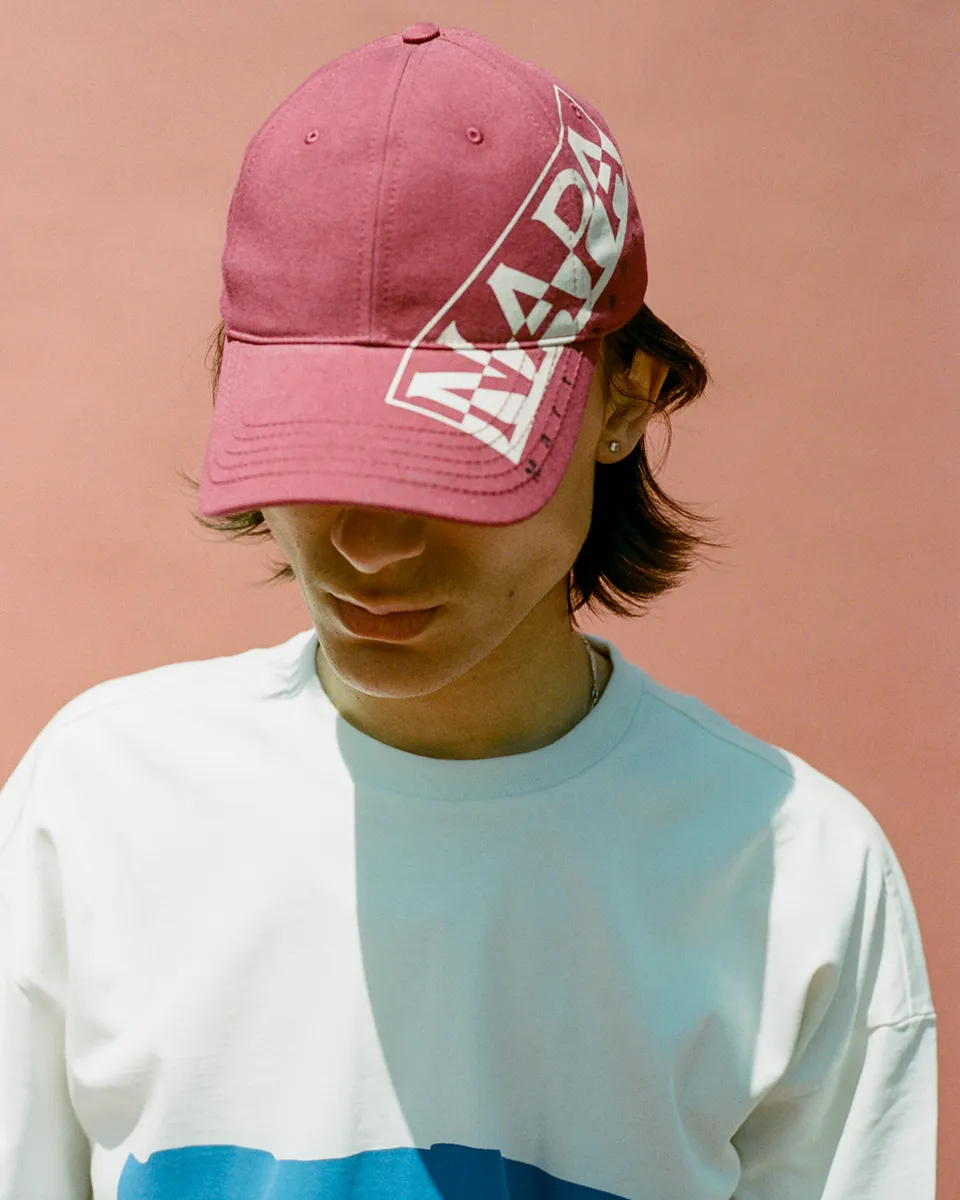 Martine Rose Siri cappello baseball rosso cotone