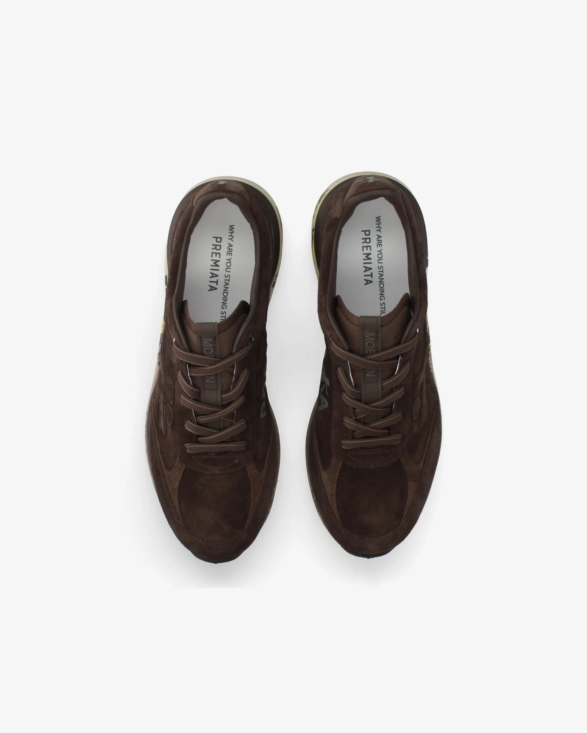 Premiata Moerun 8636 Sneakers Uomo Marrone Suede