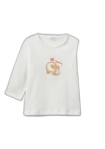Benetton T-Shirt Neonato Manica Lunga Cotone Bio 62 Patch
