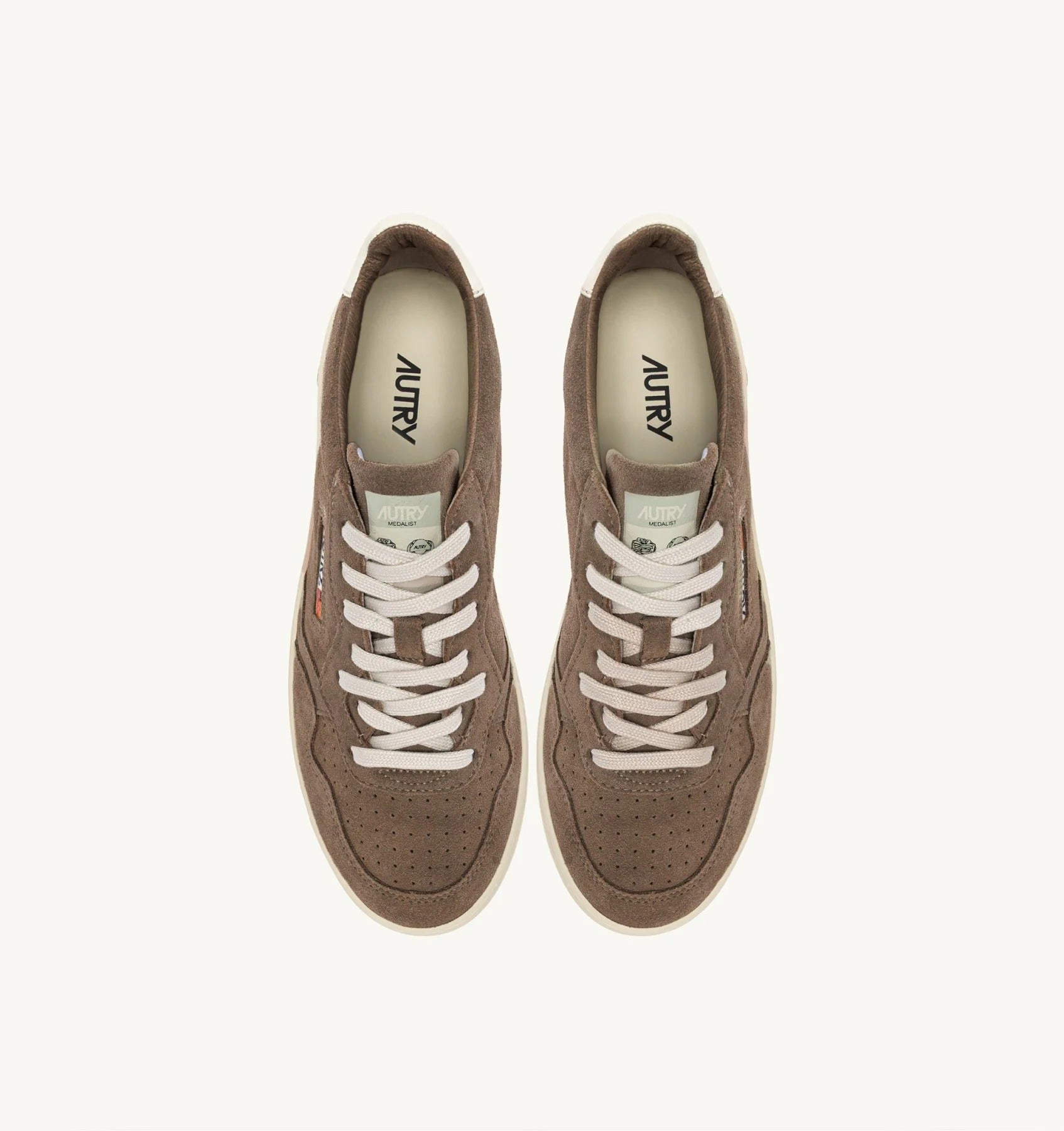 Autry Medalist Low AULM-UH10 Sneaker Cigar White Uomo