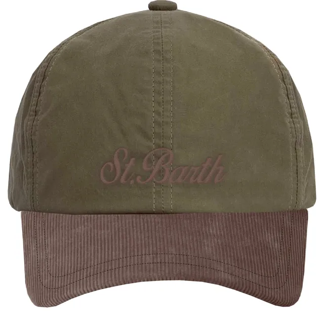 MC2 Saint Barth Baseball Wax Corduroy Cappello Militare
