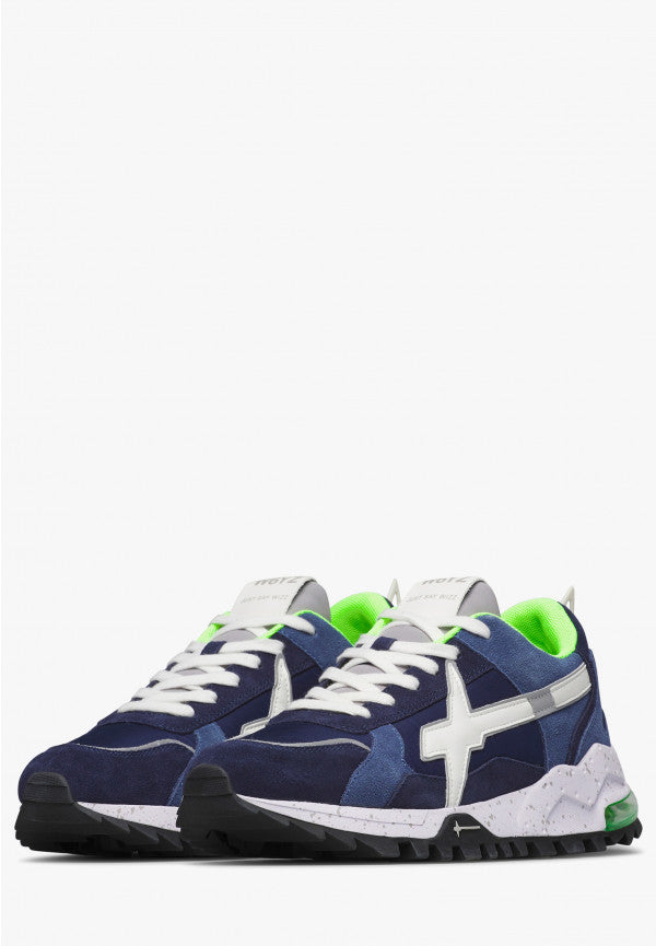 W6YZ Breeze 2018612 06 sneakers uomo navy bianco