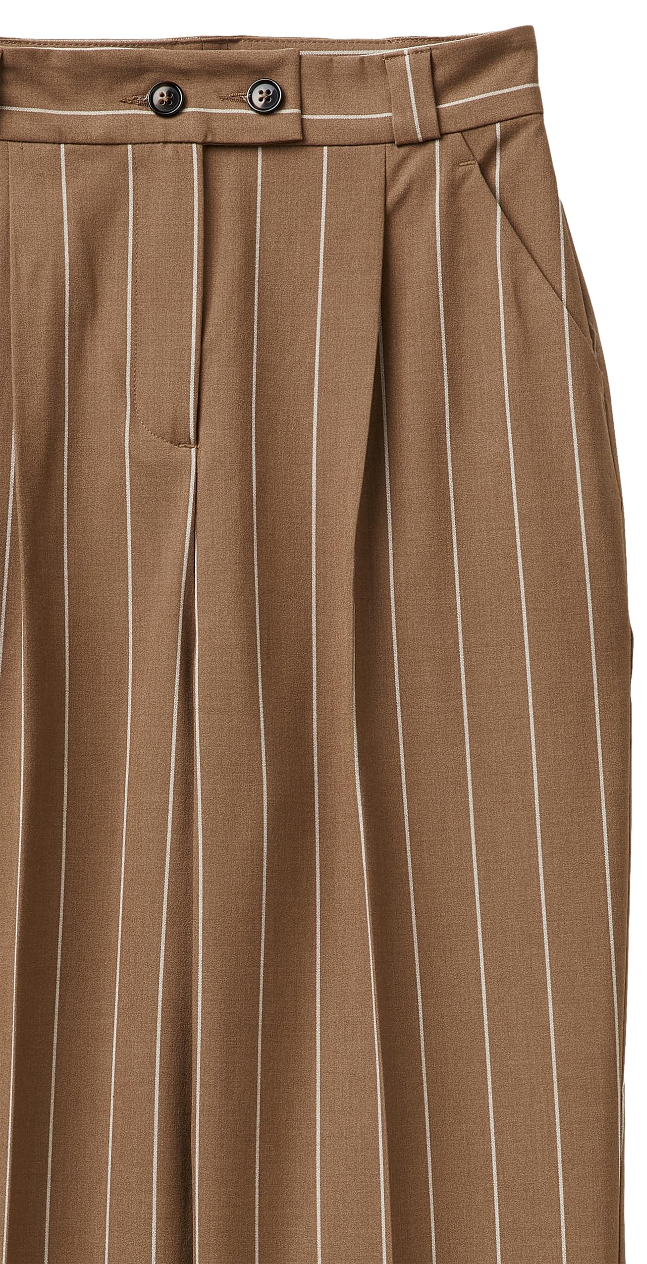 Benetton Pantaloni Carrot Pinces Tinta Unita