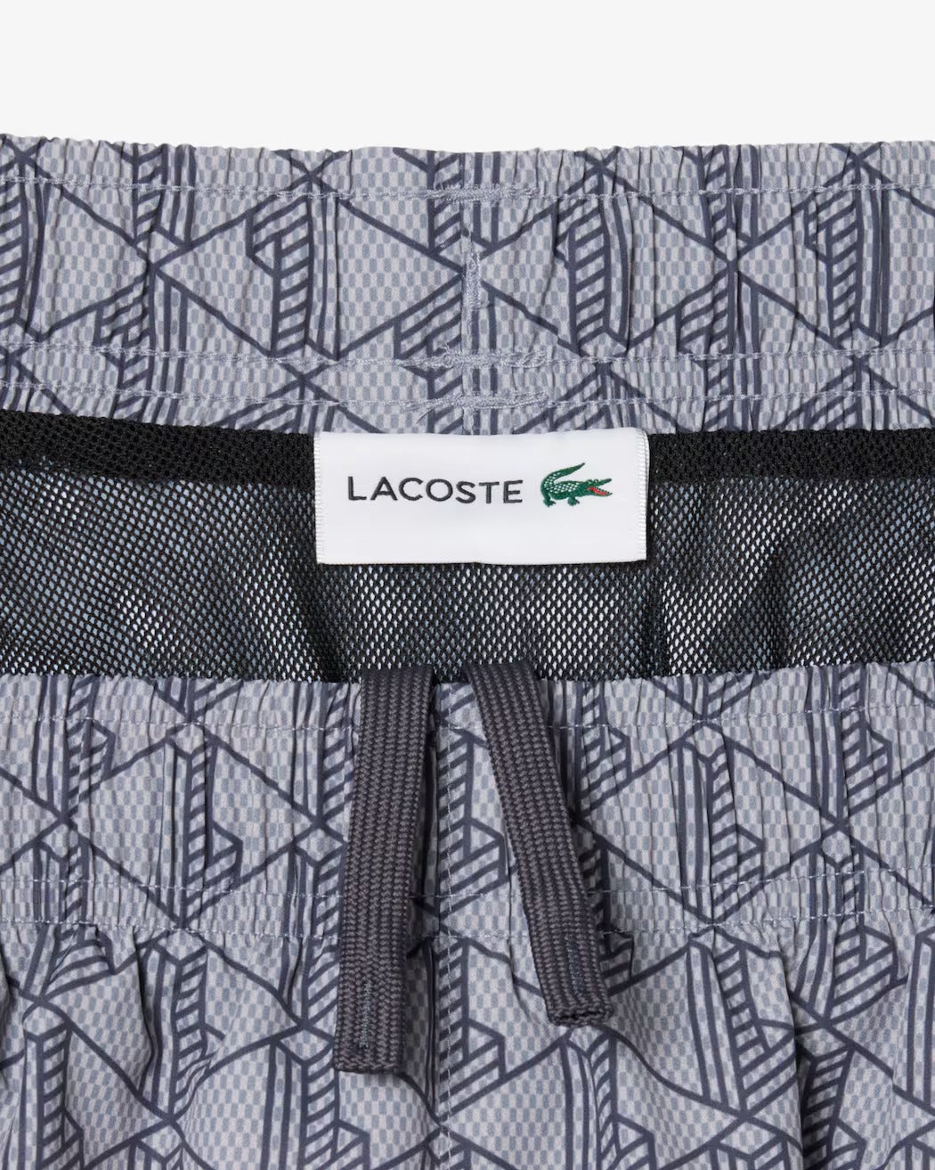 Lacoste MH9086 costume boxer uomo Gris Fonce jacquard
